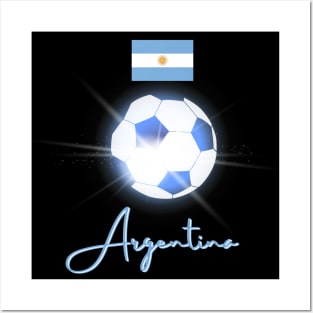 Argentina Soccer Lover Posters and Art